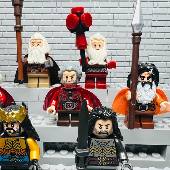 Lord of the Rings Custom Minifigures Lot of 10 - Picture 5 of 6